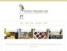 Tablet Screenshot of littleyellowcat.com